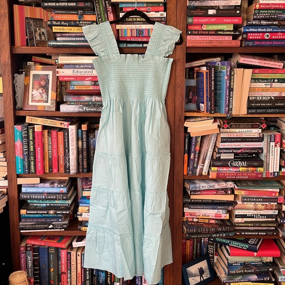 NWT Hill House Ellie Nap Dress in Bay Blue - Picture 8 of 8